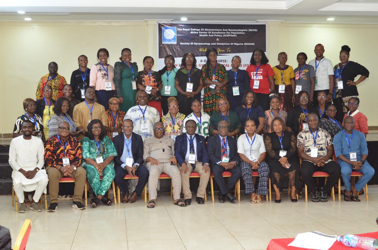 ACEPHAP, RCOG and SOGON Train 30 Healthcare Workers on Essential Gynaecological Skills in Enugu