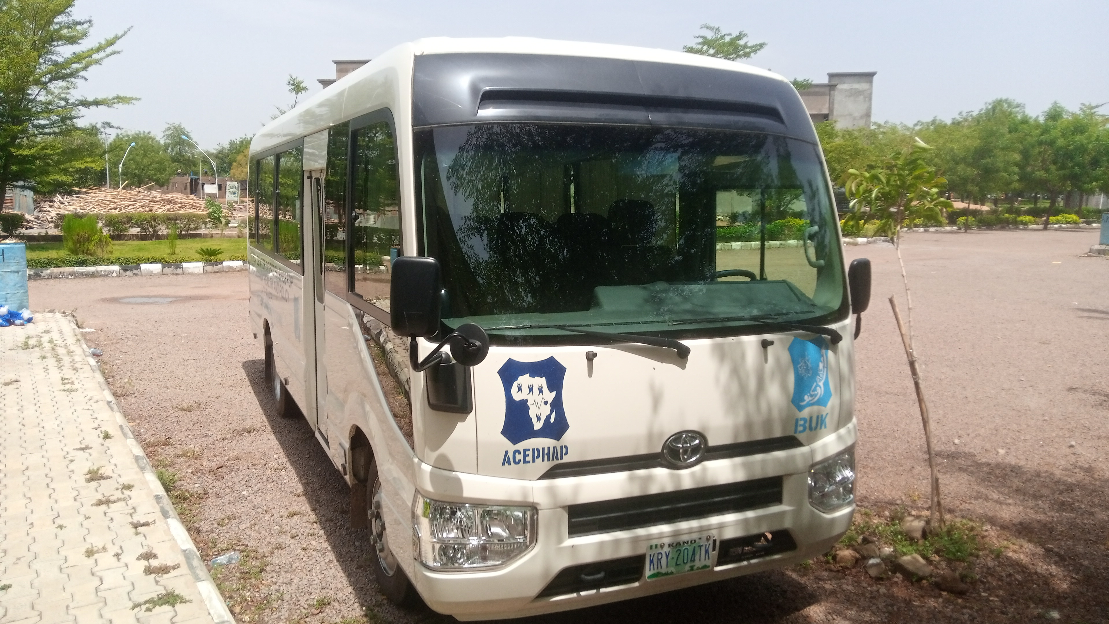 Toyota Coaster Shot 1 (Front view)