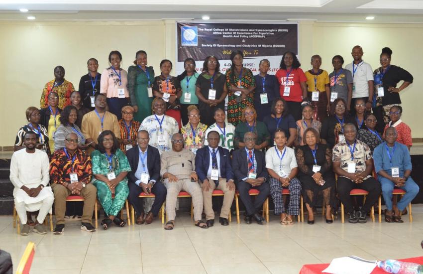 ACEPHAP, RCOG and SOGON Train 30 Healthcare Workers on Essential Gynaecological Skills in Enugu